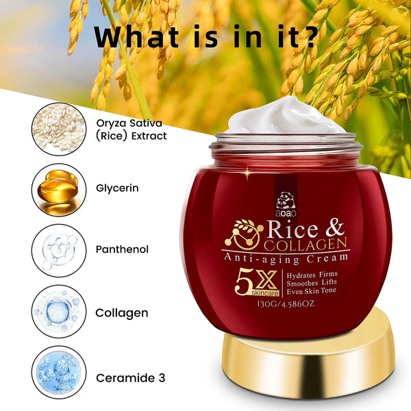 Reis-Kollagen Anti-Aging Creme